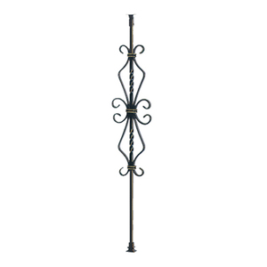 Style européen extérieur balustrades et mains courantes en <span class=keywords><strong>fer</strong></span> forgé conceptions de gril de balcon pour la maison et l'hôtel - Product Image 4