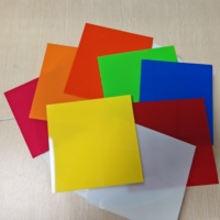 Feuille solide rouge de polycarbonate de matière plastique d'Antiflaming PC pour des murs rideaux ou l'auvent