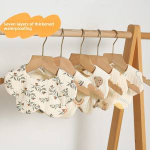 Babero de Gasa Impermeable de 7 Capas de Algodón Puro con Dibujos Animados para Bebés Recién Nacidos - Product Image 4