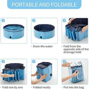 Foldable Thickened Durable <b>Pet</b> Summer Play Water Mat Toys Outside Back Yard Garden Use Dog Splash Pad - Product Image 3