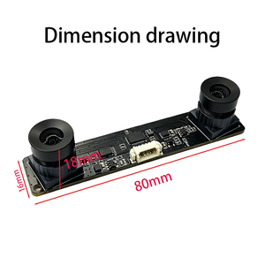 โมดูลกล้อง UVC แบบเสียบใช้งานได้ทันที 2MP 60fps USB2.0 ขนาด 1/4 นิ้ว CMOS 70 ° ฟิลเตอร์อินฟราเรด FOV 650nm สำหรับระบบจดจำแบบฝังตัวในอุตสาหกรรม - Product Image 2