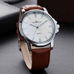 <span class=keywords><strong>Orologio</strong></span> da Uomo di Lusso con Cinturino in Pelle, Quadrante <span class=keywords><strong>Sottile</strong></span>, 12 Ore, Casual, al Quarzo, Moda, Luminoso, Impermeabile, Vendita Calda - Product Image 3