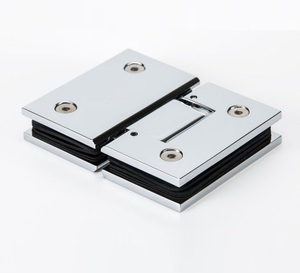 Thiết kế điều chỉnh 180 độ kính để tắm kính bản lề làm bằng đồng thau với chrome kết thúc - Product Image 1