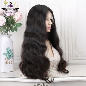 Parrucca con Top in Pizzo Kosher Ebraico, Capelli Umani Vergini Russi, Nodi Decolorati, Linea Naturale della Capella, Marrone Scuro, Ondulata Naturale - Product Image 4