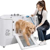 Équipement de toilettage pour chiens Dpbathe, équipement de lavage pour chiens, système complet de baignoire walk-in pour salon