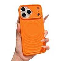 Coque de téléphone en TPU à texture ondulée pour iPhone 18 Pro Max, coque arrière souple et colorée pour iPhone 18 Pro, 17, 16, 15, 14, 13
