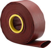 Tuyau d'évacuation d'eau plat en PVC bleu, 1/2 pouce, flexible, pour pompe de piscine, irrigation agricole et drainage