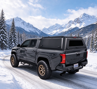 Bâche de benne rétractable en acier carbone noir, pliable en trois parties, sans perçage, OEM ODM personnalisée, pour camionnette 4x4 extérieure Toyota Tacoma 801L-1200L