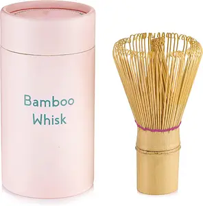 Bambus Premium Matcha Accessories Chasen 100 Prongs Private Label Handmade Green Tea Matcha Whisk Bamboo With Custom Box