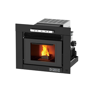 Stufa <span class=keywords><strong>a</strong></span> Pellet QM1002A 9.5KW Stile Europeo, Riscaldatore <span class=keywords><strong>a</strong></span> Pellet per Interni con Telecomando, per Uso in 2 Stanze - Product Image 1