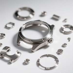 Service d'usinage CNC personnalisé de haute précision en usine cadran de montre boîtier de montre personnalisé pièces de mouvement de montre en acier inoxydable - Product Image 1