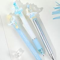Pulpen Guangbo Desain Anjing Kartun Lucu, Plastik, Permukaan Tekan, Model Tempel, Tampilan Menarik, 0.5mm, Tulisan Halus, Pulpen Gel