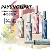 Parapluie pliant automatique pour femmes, protection solaire UPF50, coupe-vent, pour les trajets quotidiens, idéal pour les cadeaux, vente en gros, fournisseur chinois pour l'exportation