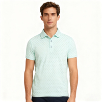T-shirt de patron d'entreprise de qualité supérieure OEM, personnalisé, 100% polyester, séchage rapide, coupe classique, polos unis, polos de golf
