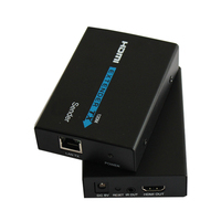 Extensor de HDMI para conversión, 120M, sobre IP, UTP, Cat5e/Cat6, 1080P, compatible con uno a muchos modos