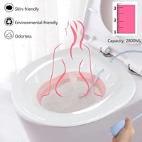 Vente en gros de matériel pp sain recommandé pour la maternité post-partum femmes pudentum nettoyage chaussette bain sur toilette bain de siège