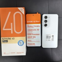 Tecno Spark 40 Pro+ Double SIM Espagnol 512 Go 7800 mAh Français Anglais Écran >7 pouces 90 Hz 2K Android 15 Téléphone Toutes Bandes Réseau