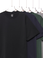 T-shirt vierge unisexe 250g en coton 100% épais, respirant, coupe ample et carrée, double 32S, pour fabricants de vêtements personnalisés