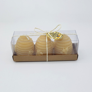 LE237 เทียนขี้<span class=keywords><strong>ผึ้ง</strong></span>ธรรมชาติ 100% รูปทรงรังผึ้งสำหรับเด็<span class=keywords><strong>ก</strong></span> ทำมือ แบรนด์ส่วนตัว ชุดของขวัญสำหรับตกแต่งบ้าน - Product Image 2