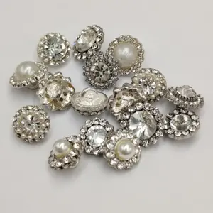 China stone button supplier fancy decorative buttons for women crystal buttons for clothes
