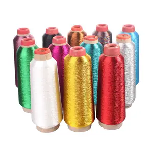 Wholesale multi-colored metallic yarn thread for embroidery