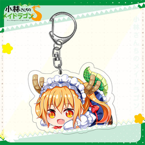 พวงกุญแจอะคริลิคสองด้านลายการ์ตูนคันน่า คามุย จากอนิเมะเรื่องแม่บ้านมังกรของคุณโคบายาชิ - Product Image 3