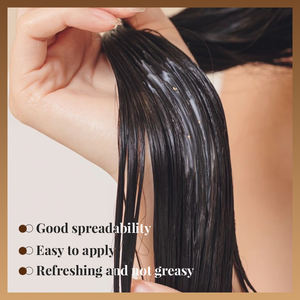 KORMESIC 350g Mascarilla Capilar Orgánica Sin Enjuague, Ligera, Voluminizadora, Control de Grasa, Refrescante y Fortalecedora con Romero, Oliva, Coco y Sakura - Product Image 5