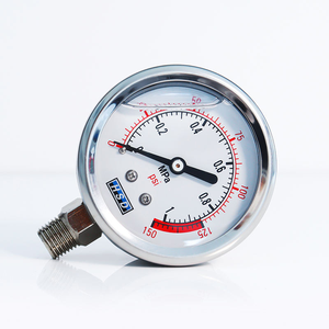 Manomètre à vide étanche, boîtier métallique rond, manomètre analogique, plage 0-600 bars, personnalisation OEM/ODM disponible - Product Image 3