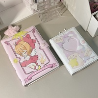 Couverture de planificateur transparente à 6 trous de style coréen KPOP personnalisable pour carnet à feuilles mobiles A7/A6/M5