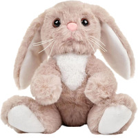 Peluche Lapin aux Oreilles Souples Taille Personnalisable - Peluche Super Douce Remplie de Coton PP, Compagnon Unisexe pour Enfants, Décoration d'Intérieur OEM/ODM