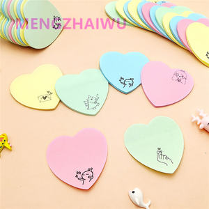 Bloc <span class=keywords><strong>de</strong></span> notas con diseño <span class=keywords><strong>de</strong></span> corazón <span class=keywords><strong>de</strong></span> amor, Bloc <span class=keywords><strong>de</strong></span> notas adhesivas kawaii, <span class=keywords><strong>productos</strong></span> creativos <span class=keywords><strong>de</strong></span> papelería, venta al por mayor - Product Image 3