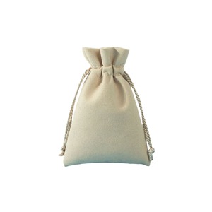 Bolsa de Joyería de Terciopelo con Cordón, Rectangular, Beige, 8x10cm 15x20cm, para Empaque de Pulseras, Empaque para Puntos de Venta - Product Image 5