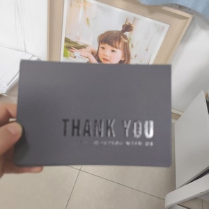 การ์ดการ์ดอวยพรวันแต่งงานสุดหรู4x6สำหรับพิธีรับปริญญางานวันแต่งงานของขวัญสำหรับเจ้าสาวสีดำยูวีออกแบบโลโก้ได้ตามต้องการขอบคุณ - Product Image 2