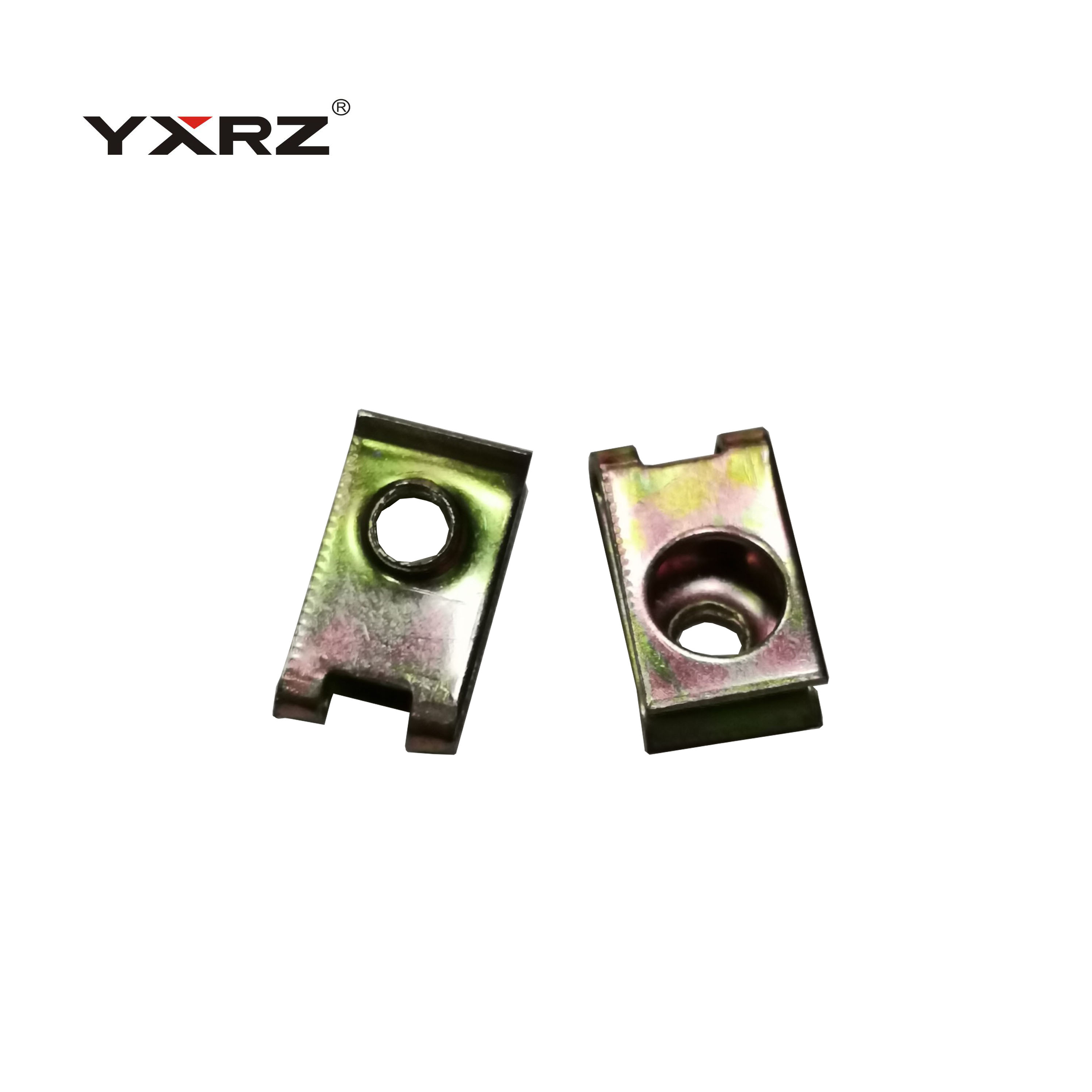 Оптовая цена, квадратные крепежные элементы, медная пружина, стальной Зажимной замок, U-образный зажим, гайка M5 с винтом