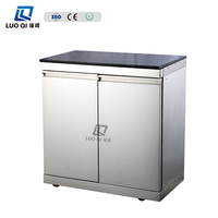 Barbecue de cuisine extérieure à charbon de bois à gaz autoportant commercial en acier inoxydable 304 étanche en acier noir robuste approuvé CE