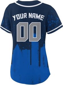 เสื้อเบสบอลผู้ใหญ่แบบยูนิเซ็กซ์ ผ้าโพลีเอสเตอร์ 100% ระบายอากาศได้ดี แห้งเร็ว ซับเหงื่อ คอเฮนลีย์ ปรับแต่งชื่อผู้เล่น/ทีมได้ - Product Image 3