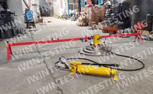 Apparecchiature per cuscinetti a piastra di consegna rapida, 500 kN, 3 manometri, misurazione analogica - Product Image 4