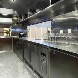 Hot Dog Burger Food Cart Remorque de restauration mobile pour restauration rapide pour les frites de crème glacée Bière pour les restaurants Industrie de la restauration - Product Image 4