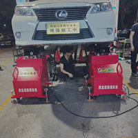 Máquina de Prueba de Suspensión para Automóviles, Equipo de Simulación de Vibraciones de Chasis, Inspección de Sonidos Anormales en Vehículos Completos, Capacidad de Carga Máxima de 3T