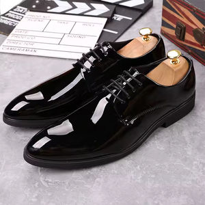 Zapatos Oxford de Cuero para Hombre, de Alta Calidad, Lujosos, Hechos a Mano, con Tres Costuras, con Cordones, Estilo Goodyear, Formales, Casuales de Negocios, Grabados - Product Image 5