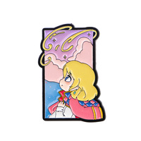 Pin Kerah Berbahan Paduan Seng dengan Enamel Lunak Bergaya Antik, Motif Landak Anime - Bros Kerah Logam Enamel Hewan Lucu, Hadiah Konvensi Grosir