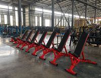 Banc d'entraînement multi-angle commercial MRD-SH40, banc de musculation réglable robuste pour salle de sport