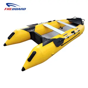 बिक्री के लिए Inflatable बचाव नाव एल्यूमीनियम मंजिल Inflatable नाव