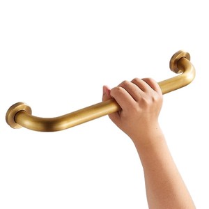 Barras de apoyo Junsway de 40 cm, de aluminio pulido, barandilla de seguridad para baño, escaleras y inodoro - Product Image 4