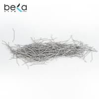 Fibra de Acero Inoxidable de Alta Resistencia a la Tracción BEKA con Extremo de Gancho para Diseño Moderno, Uso en Almacenes y Construcción de Hormigón Prefabricado
