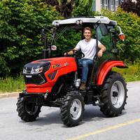 YTO merek 40hp 120hp Mini traktor Mesin Pertanian multifungsi 4WD 4x4 Diesel digunakan kondisi inti komponen mesin