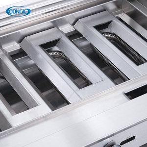 Grill à gaz commercial en acier inoxydable à réduction de bruit, contrôle manuel, pour comptoir, barbecue radiant - Product Image 5