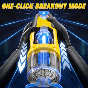Handsfree Thrusting Rotating Automatic Men Masturbators Cup Electric Pocket Pussy Male Stroker Adult <strong>Sex</strong> <strong>Toy</strong> with Suction Base - Product Image 3