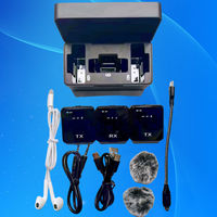 Microphone Lavalier sans fil SX63 avec collier à clipser enregistrement Audio vidéo connecteur de type C boîtier de chargeur pour téléphone portable/appareil photo