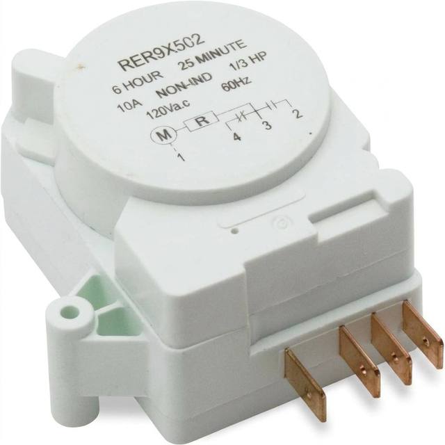 WR9X502 WR09X10049 Refrigerator Defrost Timer 120V AC Defrost Cycle Control Replacement Spare Parts